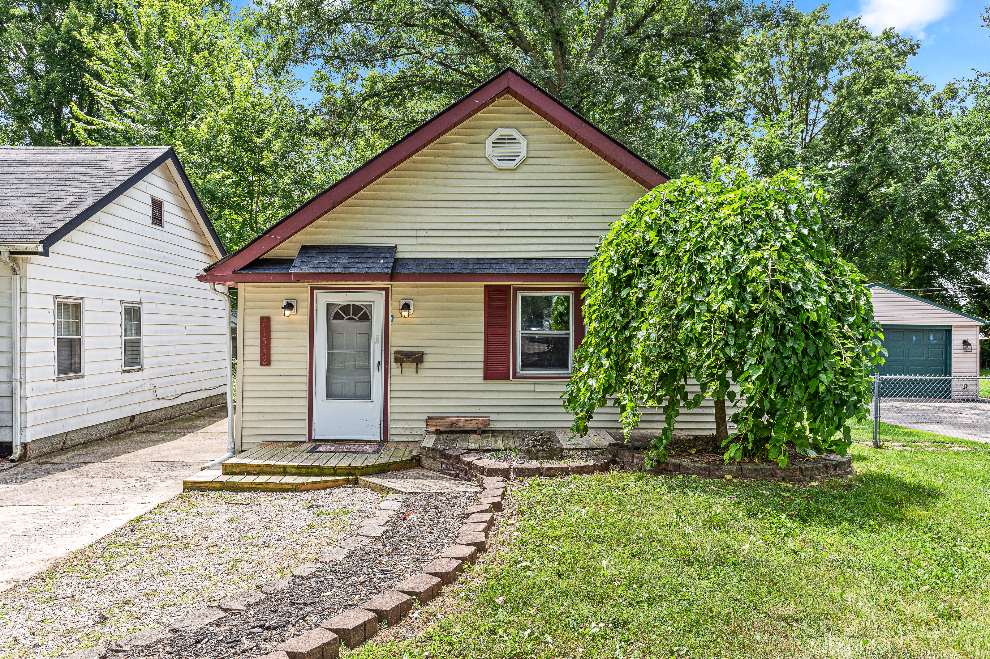 Front yard and entrance